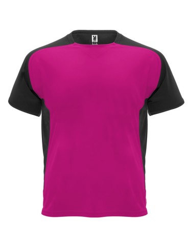 Dětský sportovní dres TEAM 1 - fuchsiová/černá
