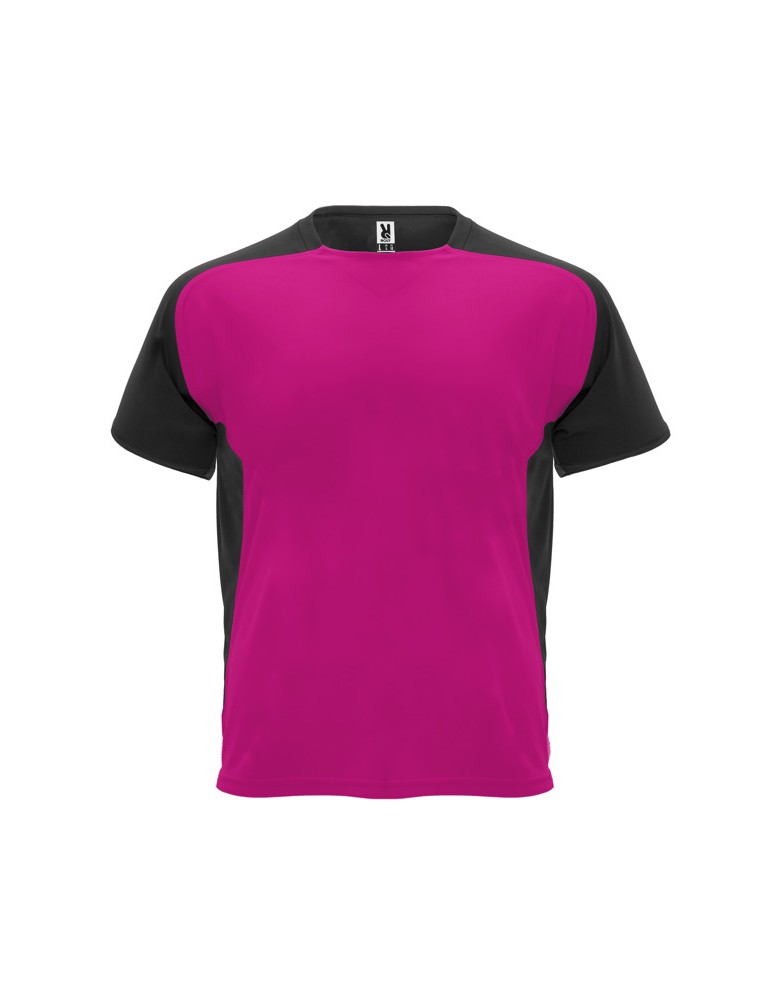Dětský sportovní dres TEAM 1 - fuchsiová/černá