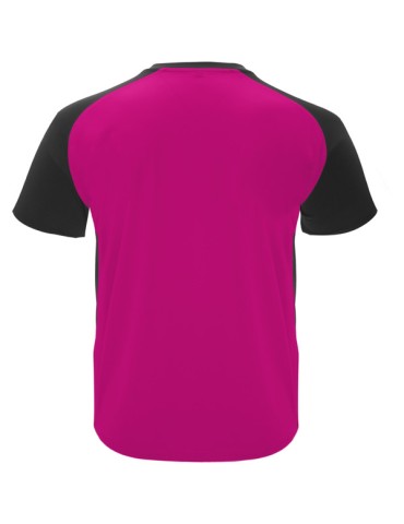 Dětský sportovní dres TEAM 1 - fuchsiová/černá