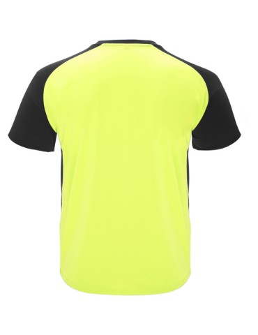 Dětský sportovní dres TEAM 1 - svítivě žlutá/černá
