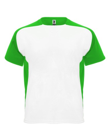 Dětský sportovní dres TEAM 1 - bílá/zelené