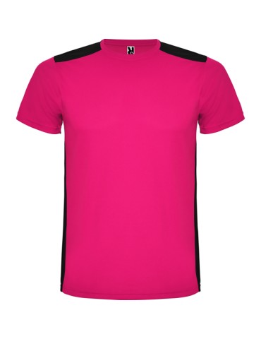 Pánské sportovní tričko Detroit - fuchsia/černá