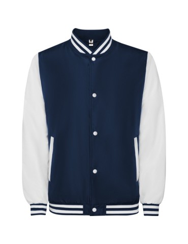 Klubová bunda s logem a nápisem - navy/bílá