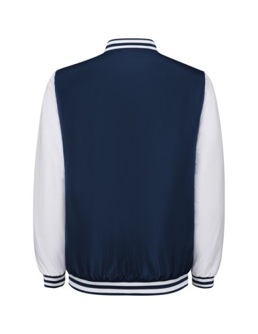 Klubová bunda s logem a nápisem - navy/bílá