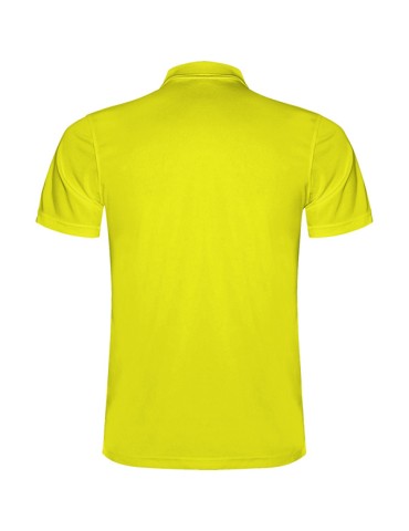 Pánská sportovní polokošile Monzha - svítivě žlutá