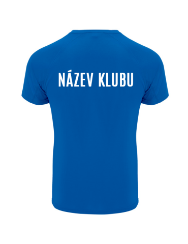 Funkční tričko s potiskem - modré