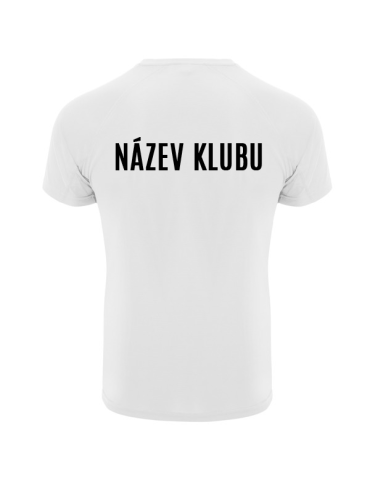 Funkční tričko s potiskem -  bílé
