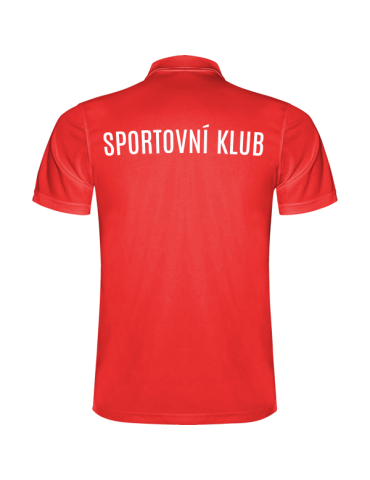 Polotriko s logem a názvem klubu - červená