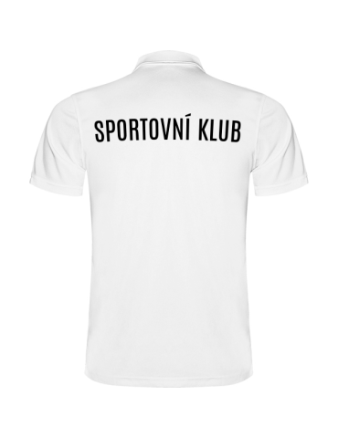 Polotriko s logem a názvem klubu - bílá
