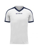 Dres Givova Revolution Interlock (bílá-tm.modrá)