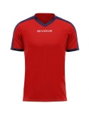 Dres Givova Revolution Interlock (červená-tm.modrá)