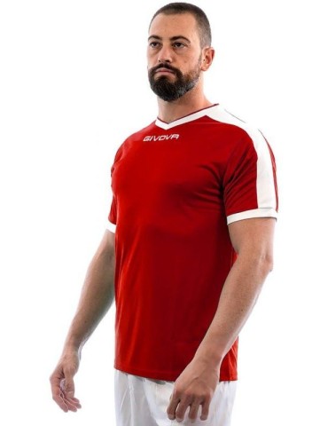 Dres Givova Revolution Interlock (červená-bílá)