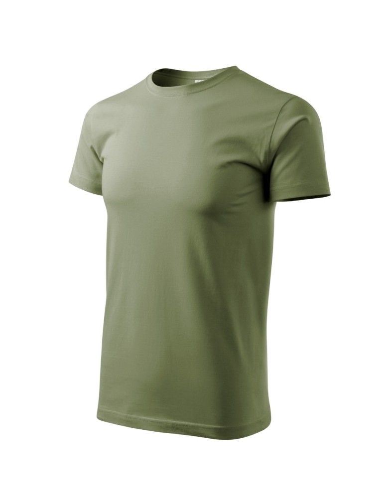 Tričko pánské Basic 129 světlá khaki