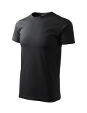 Tričko pánské Basic 129 ebony gray