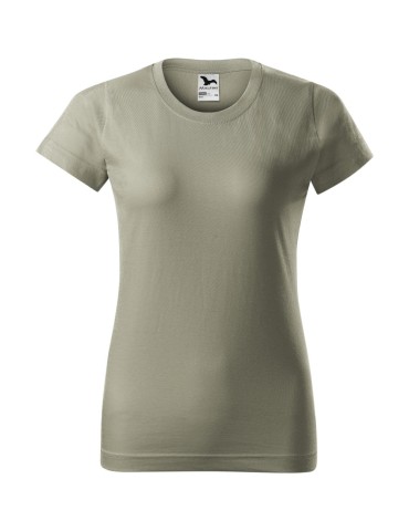 Tričko dámské Basic 134 světlá khaki
