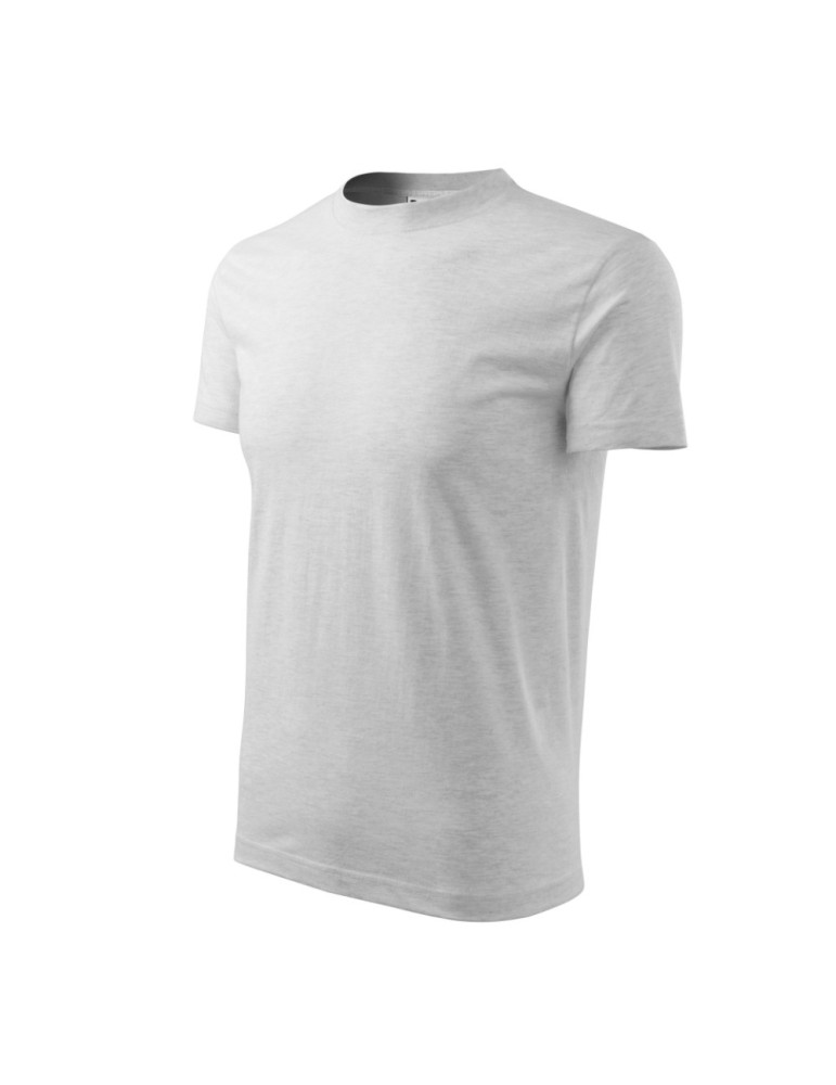 Tričko dětské Basic 138 světle šedý melír