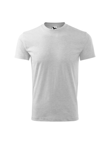 Tričko dětské Basic 138 světle šedý melír