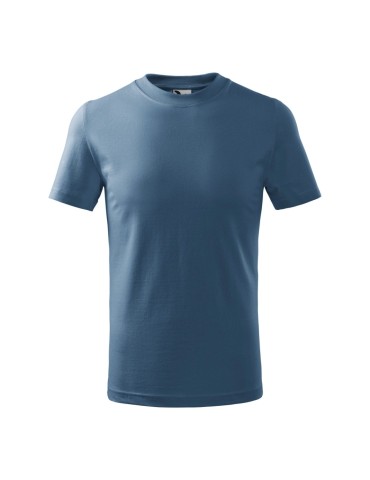 Tričko dětské Basic 138 denim