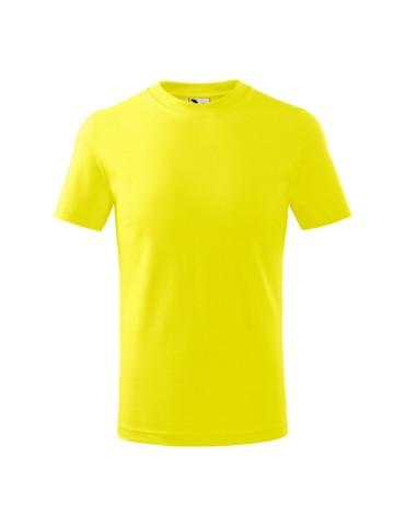 Tričko dětské Basic 138 citronová