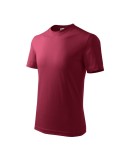 Tričko dětské Basic 138 garnet