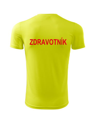 Funkční tričko pánské ZDRAVOTNÍK (neon žlutá)