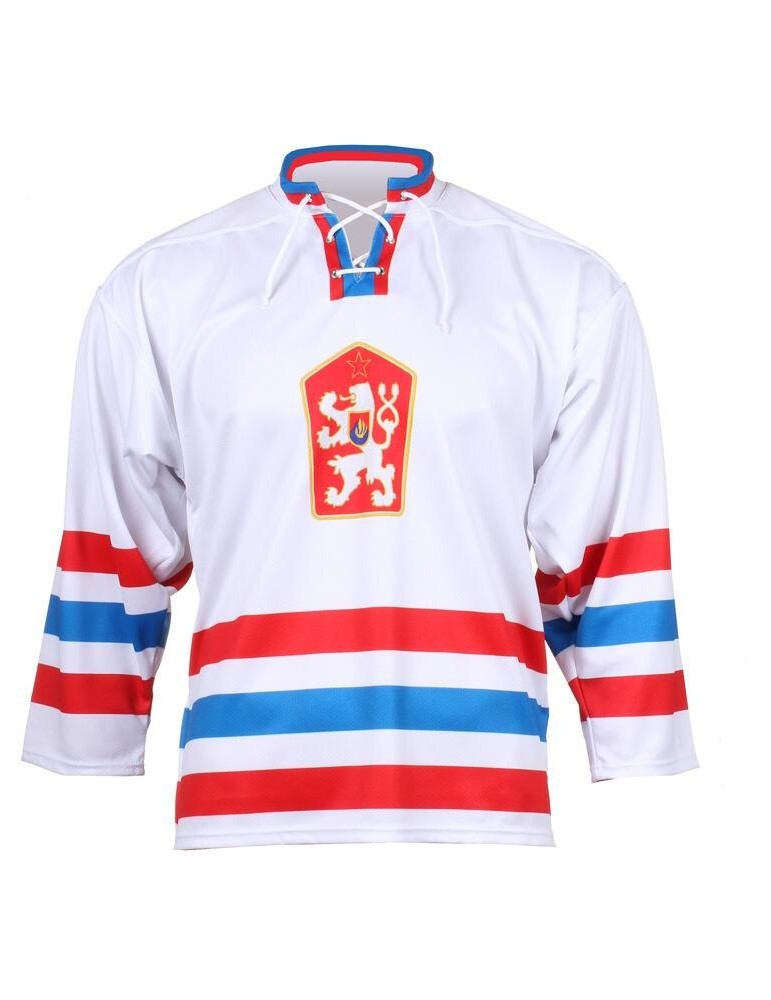 Replika ČSSR 1976 hokejový dres bílá