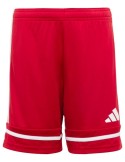 Šortky adidas squadra 25 JR (červená)