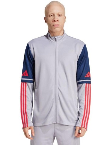 Mikina adidas Squadra 25 Training (šedo-modro-červená)