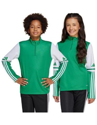 Mikina adidas Squadra 25 Training Top JR (sv. zeleno-bílá)