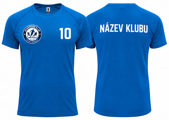 Klubové triko s logem a nápisem