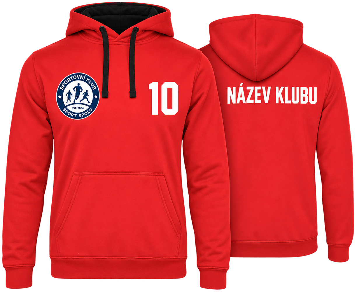 Klubová mikina s kapucí
